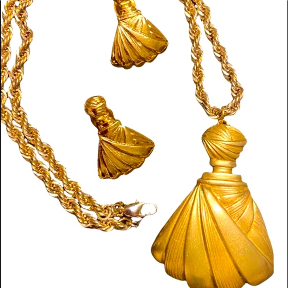 Vintage Loris Azzaro Necklace and earrings